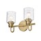 Z-Lite Kinsley 2 Light Vanity, Heirloom Gold And Clear Seeded 340-2V-HG - alternate 4